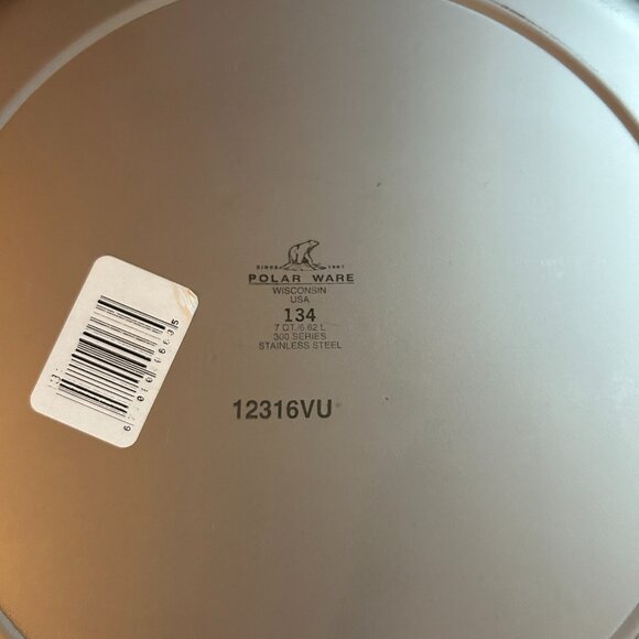 Polar Ware Stainless Steel 7-Qt. Solution Basin - Picture 7 of 8